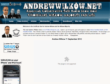 Tablet Screenshot of andrewwilkow.net